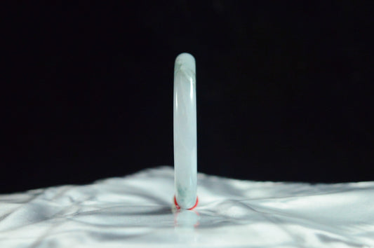 Icy Clear Base Jade Bangle
