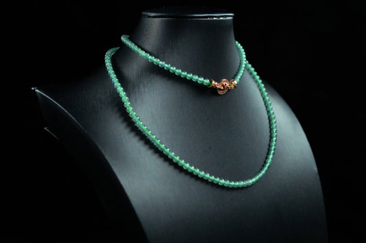 Lake Water Jade Bead Strand