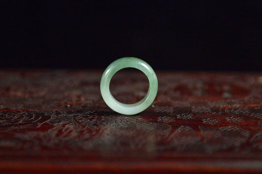 Waxy Icy Lake Green Ring