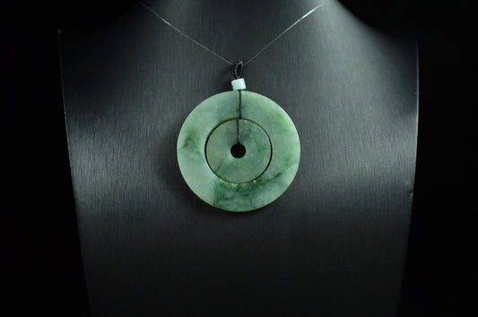 Waxy Translucent Floating Flower Mother-Child Buckle