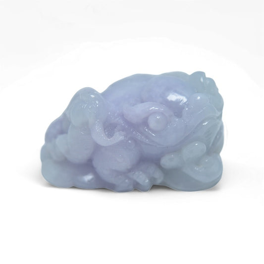 "Pixiu" Icy Lavender Jade Ornament