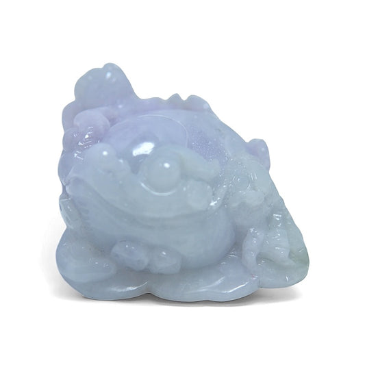 "Pixiu" Icy Lavender Jade Ornament