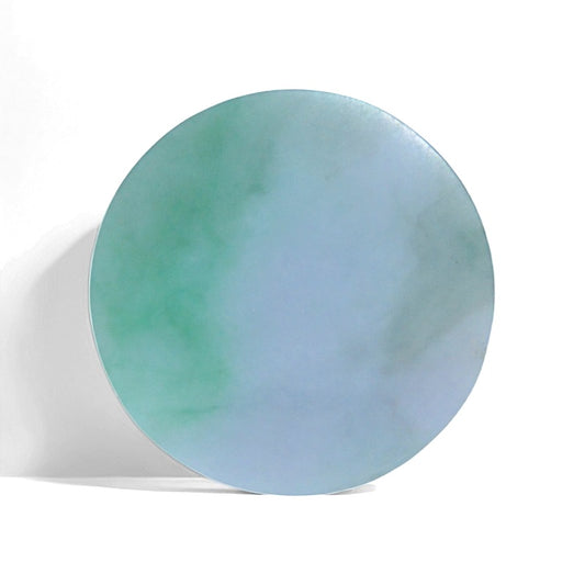 Purple Green Pattern Jade Bangle Core