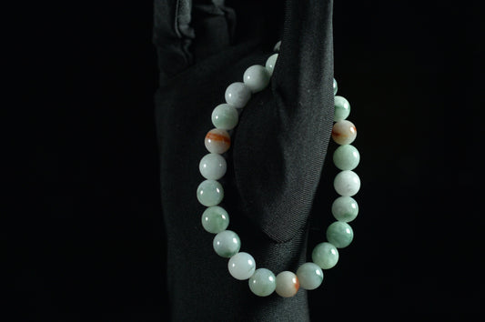 Mixed Colors Jade Single Loop Bead Bracelet