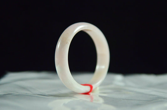 Waxy Type Yellow Jadeite Bangle