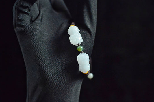 Waxy Icy Pixiu Bracelet