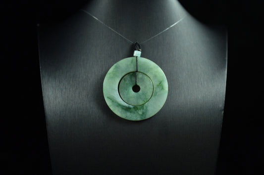 Waxy Translucent Floating Flower Mother-Child Buckle